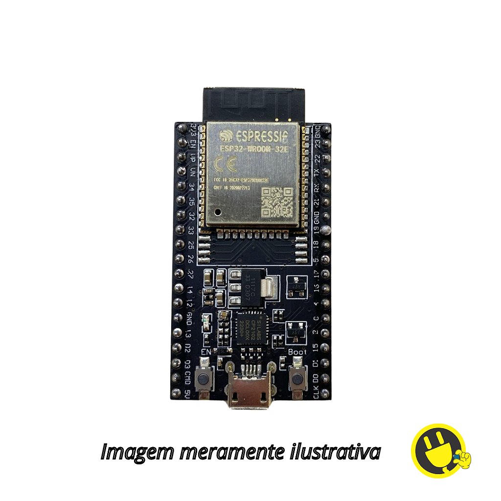 R③ Módulo ESP32 DevKitC 32E - SmartProjects Brasil | Componentes