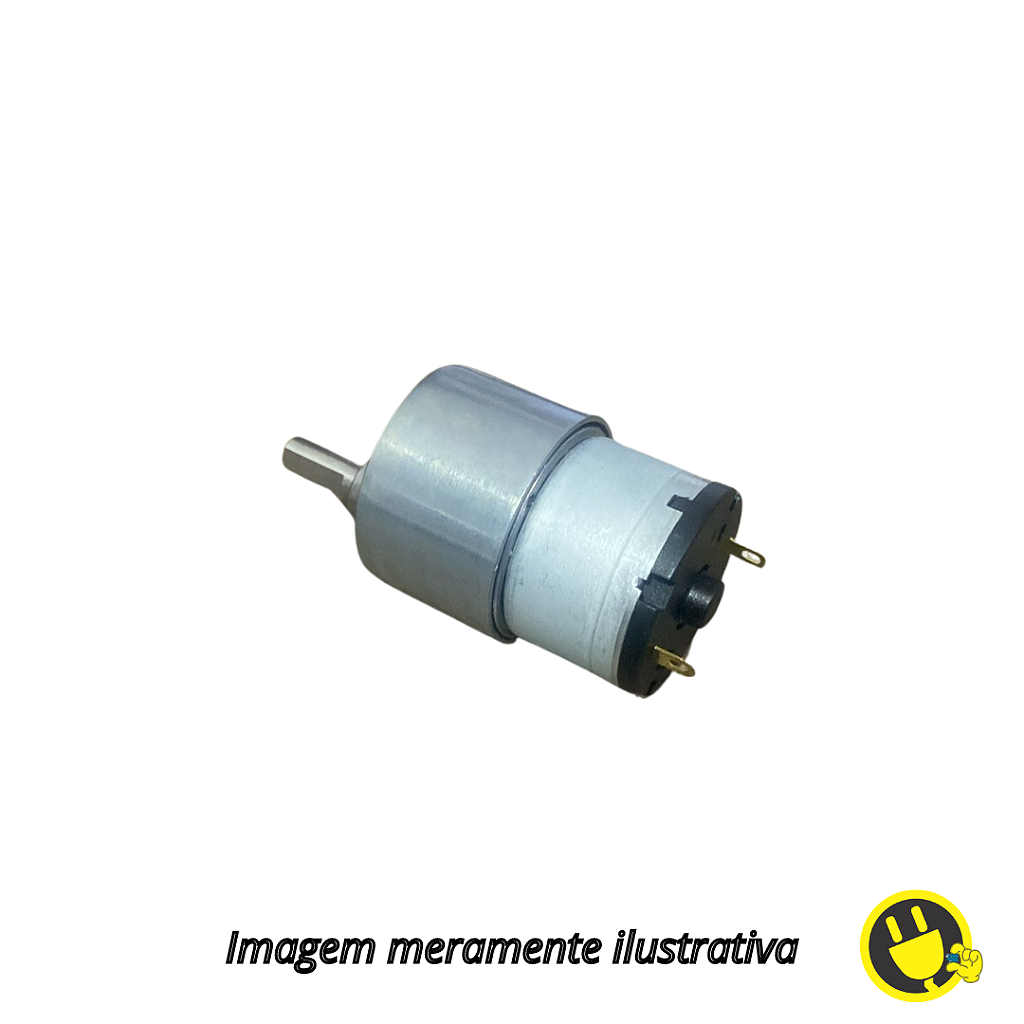 Motor DC com Redução JGB-520 6V 66RPM/Min - SmartProjects Brasil
