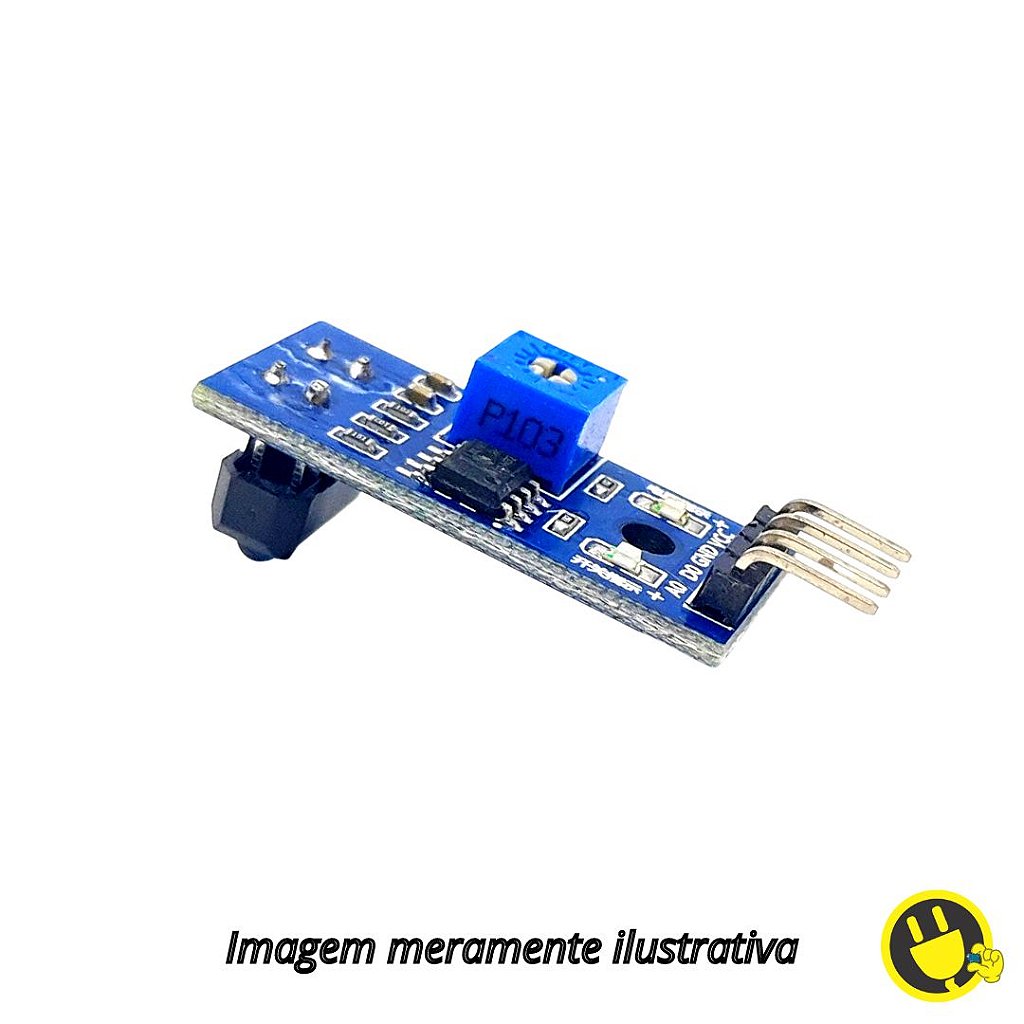 Sensor de Linha Segue Faixa Infravermelho IR TCRT5000 LM393