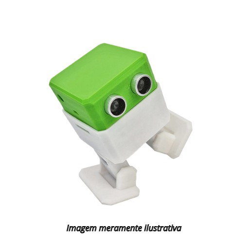 Kit Robô Otto Eletrônica Completa Impresso em 3D DIY