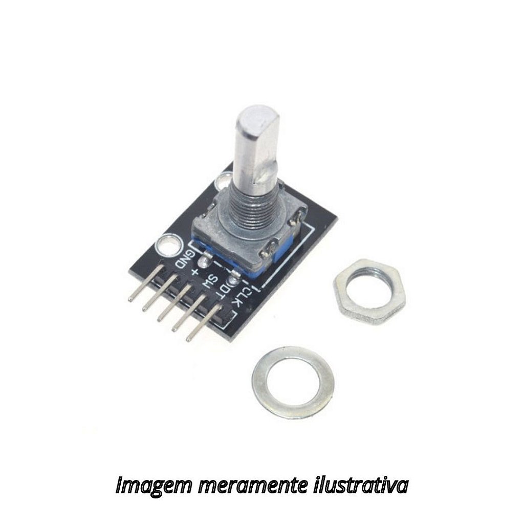 Módulo Encoder Decoder Rotativo KY-040 - SmartProjects Brasil