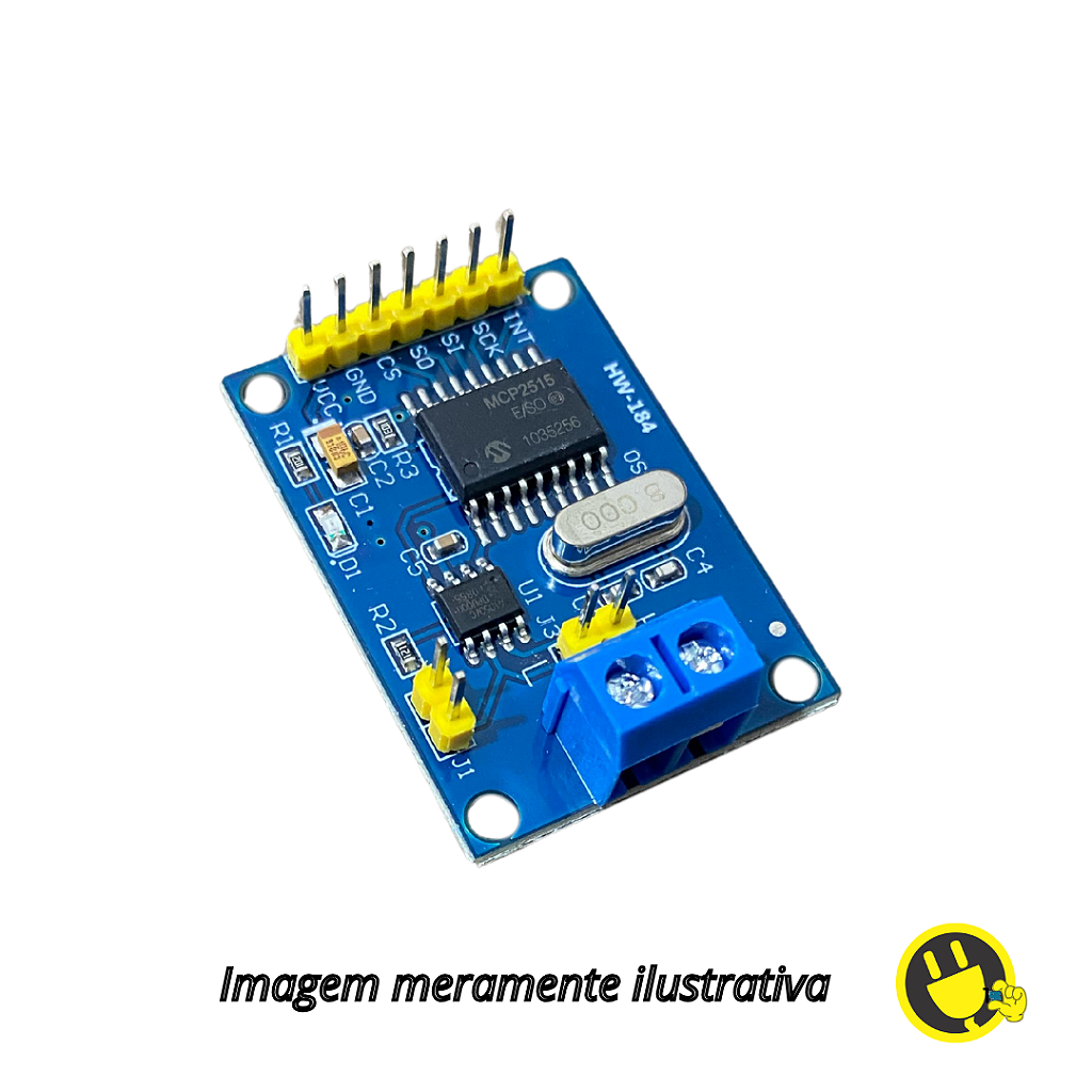 Módulo CAN BUS MCP2515 TJA1050 OBDII - SmartProjects Brasil