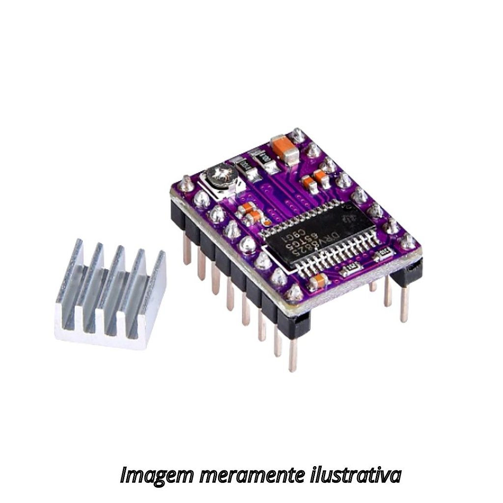 Driver Motor de Passo DRV8825 - SmartProjects Brasil | Componentes