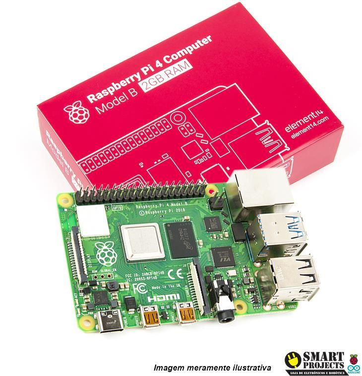 Raspberry Pi 4 Model B 2Gb RAM - SmartProjects Brasil