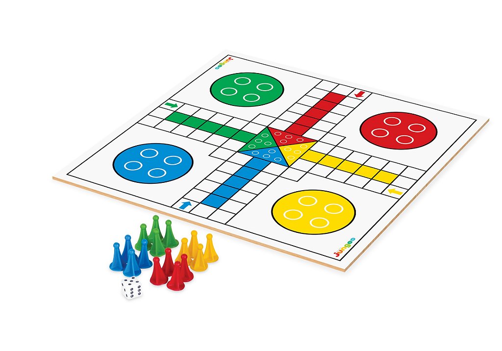 JOGO DE TABULEIRO LUDO SACOLA - Loja Vale Lar