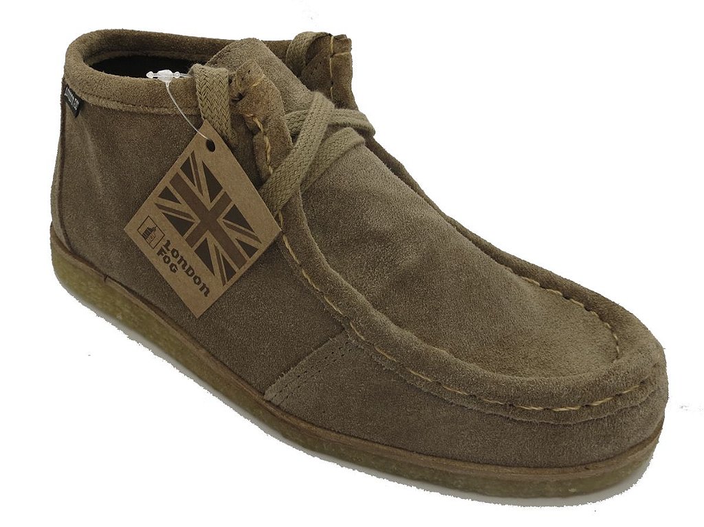 sapato de camurça london fog