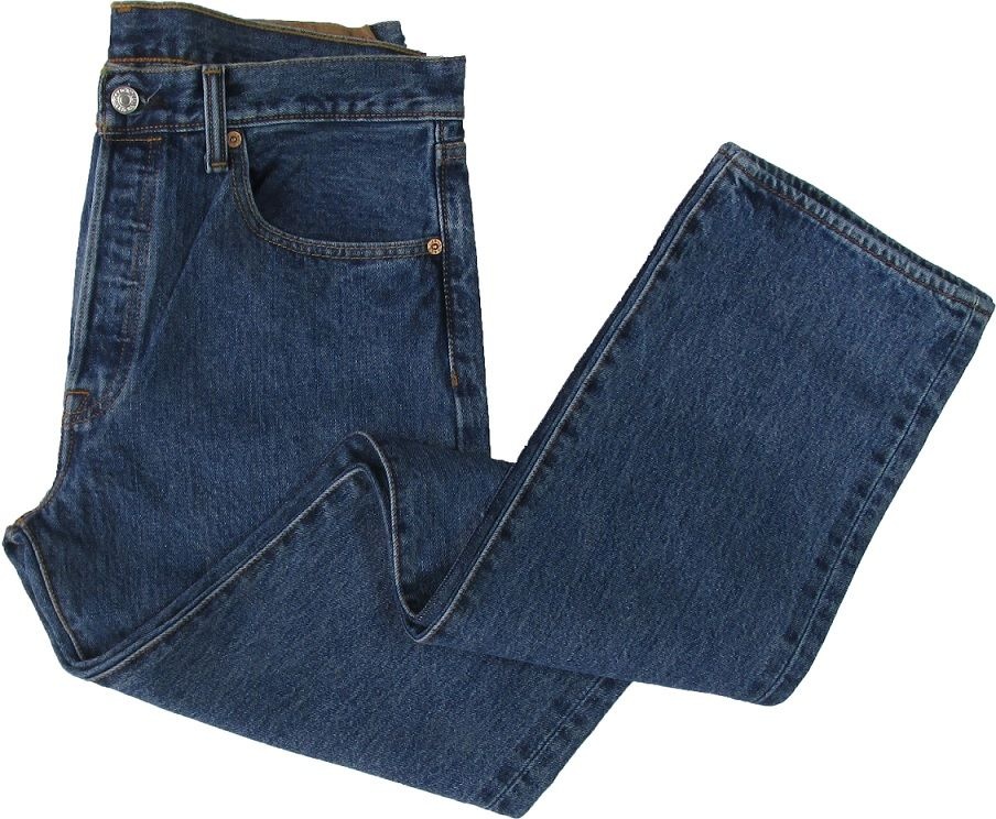 Calca Jeans Levis Masculina Corte Tradicional Com Botao Ref. 501 0 FIDALGOS