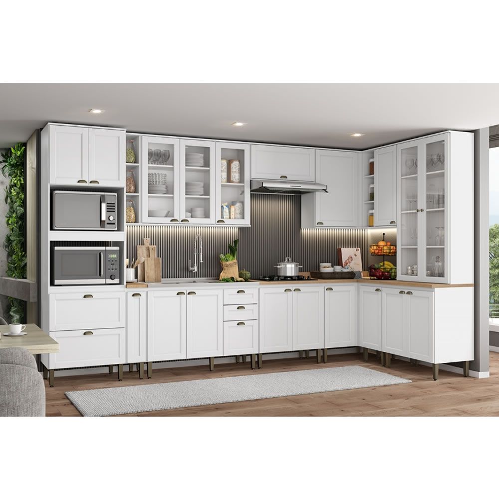 Cozinha Modulada Classy 12 Peças 100% MDF - Click Móveis - Tudo para seu lar, image size:1000x1000