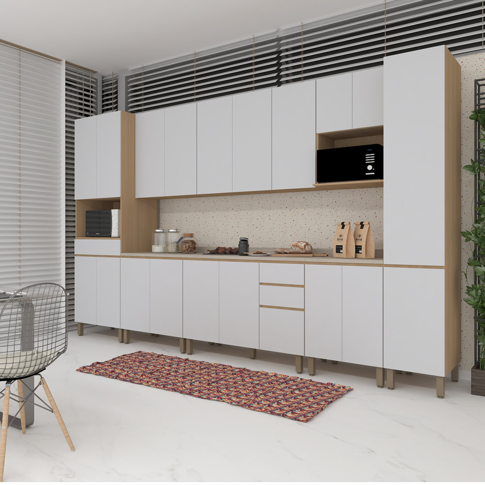 Cozinha Modulada Slim 8 Peças - Click Móveis - Tudo para seu lar, image size:1000x1000