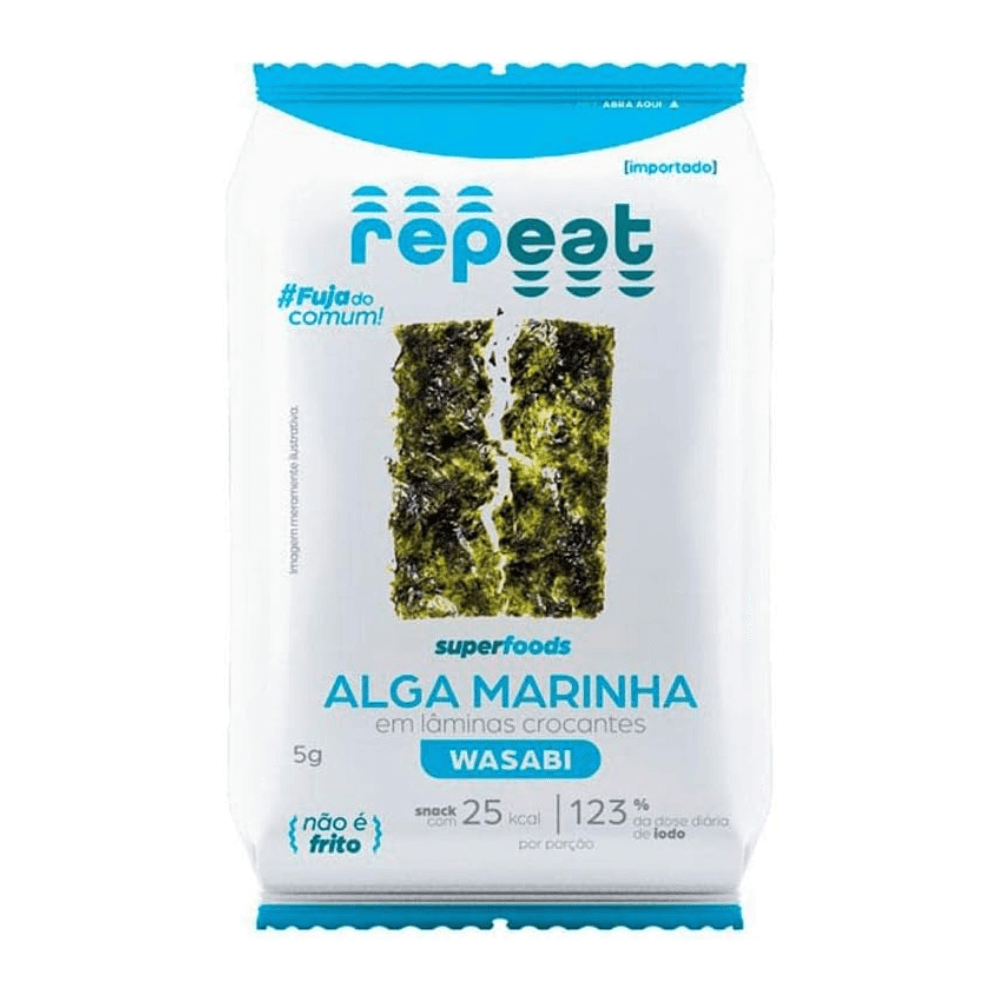 Comprar Alga Okazu Nori Wasabi 5g Repeat – Snack Japonês - Loja