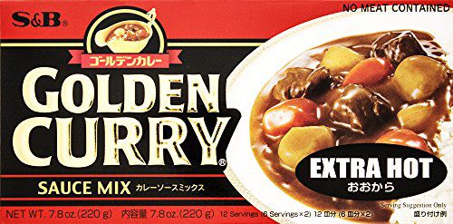 Comprar Golden Curry Ookara Extra Forte 220g S&B - Loja Ikebana