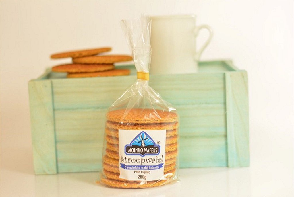 Biscoito Stroopwafel 230g - Moinho Wafers