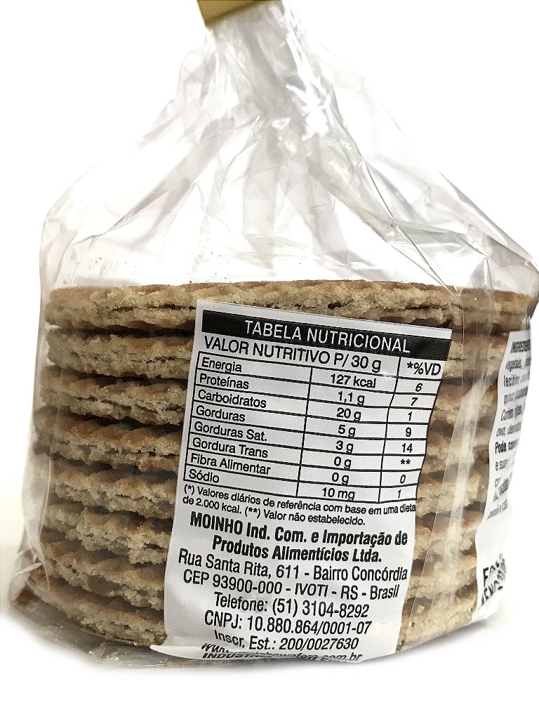 Biscoito Stroopwafel 230g - Moinho Wafers