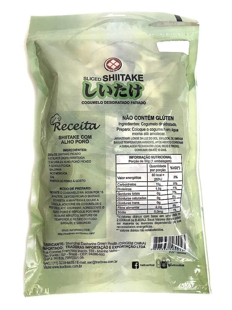 Shiitake Inteiro Desidratado 100g - Pegada Viva - Compra de Cogumelos,  Brotos e microverdes em Recife PE