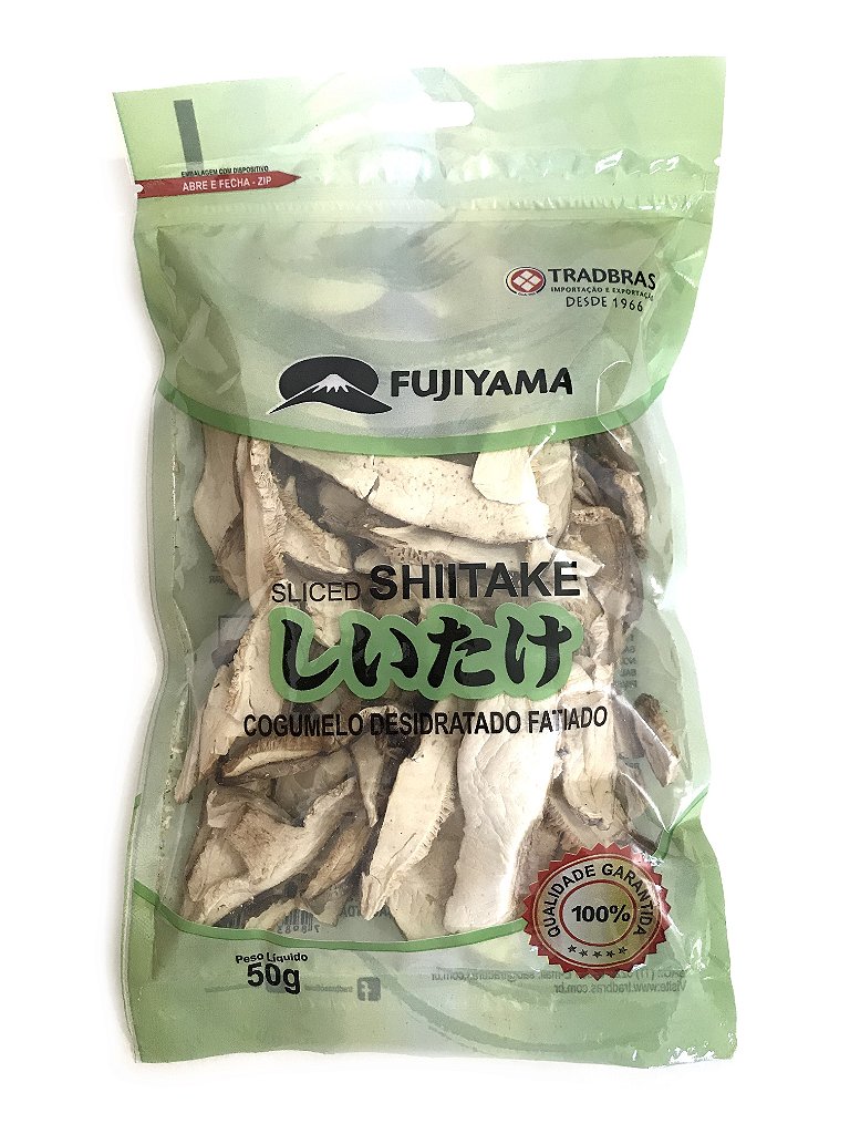 Cogumelo Shitake Desidratado Fatiado GW 100g - Bonsai Mercearia
