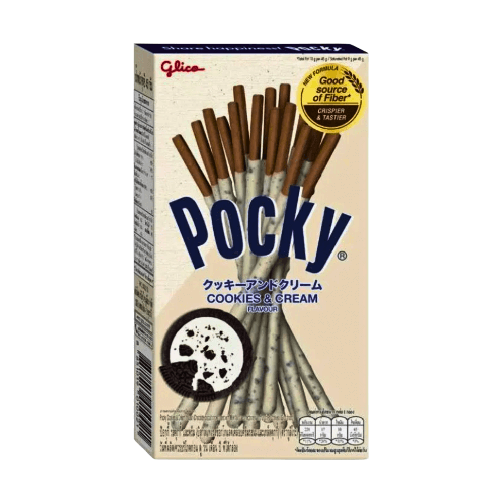 Comprar Pocky Cookies & Cream Glico - Loja Ikebana® Produtos Orientais