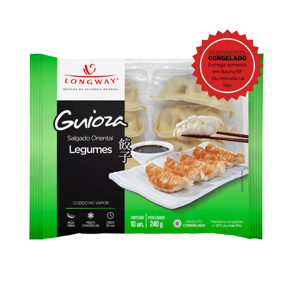 Comprar Guioza de Legumes Longway - Loja Ikebana® Produtos Orientais