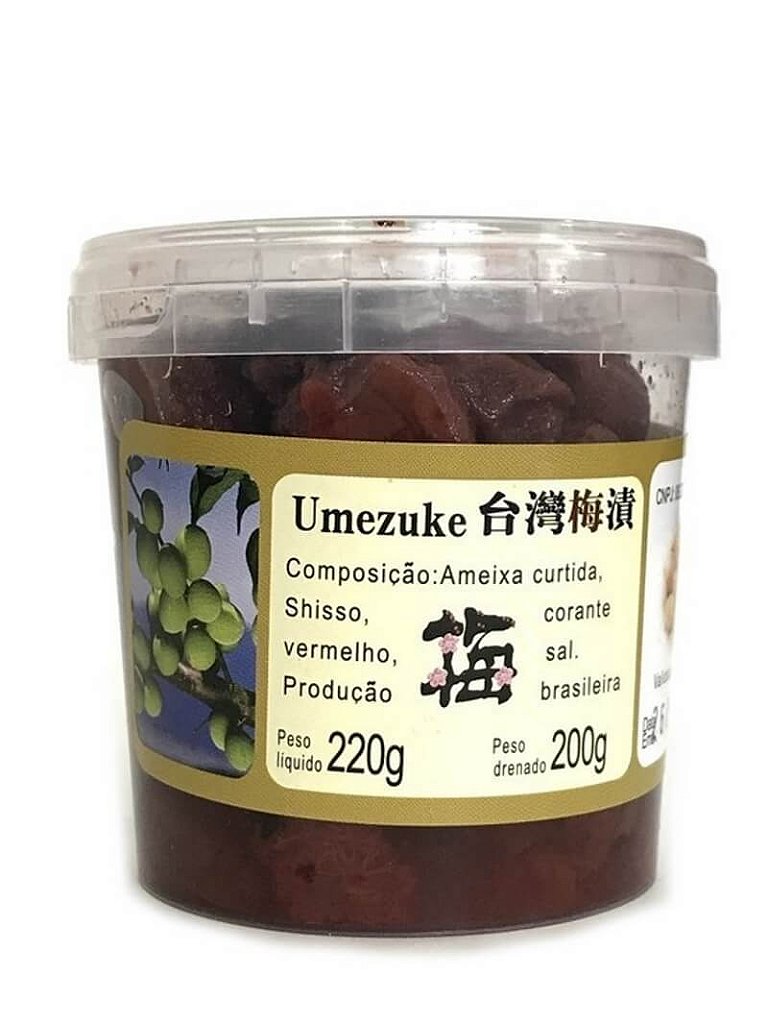 Comprar Ameixa Umeboshi Umezuke 200g – Nacional Sun Chien Yuan