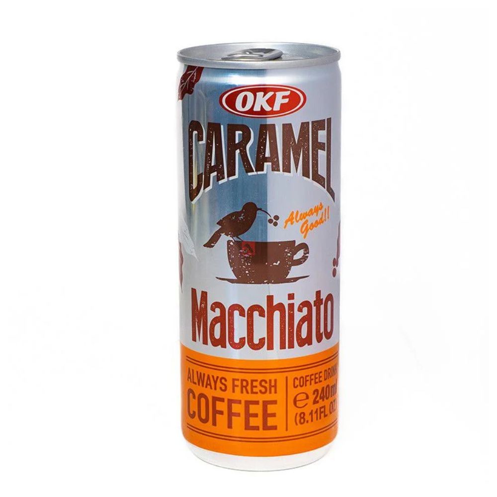 Comprar Bebida de Café - Caramel Macchiato - Lata com 240ml OKF