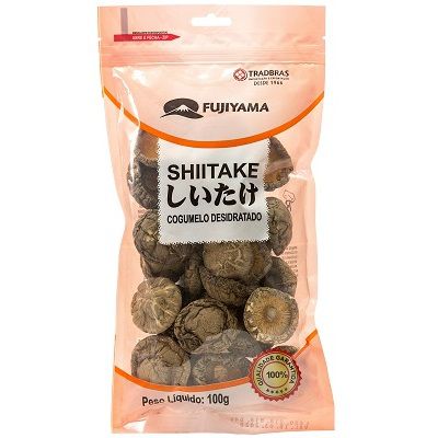 Cogumelo Shitake Desidratado Inteiro Importado Fujiyama 100g