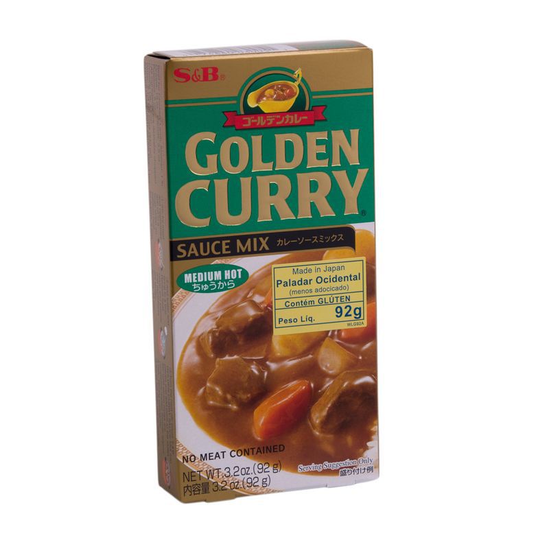 Comprar Golden Curry Chukara Médio 92g S&B - Loja Ikebana