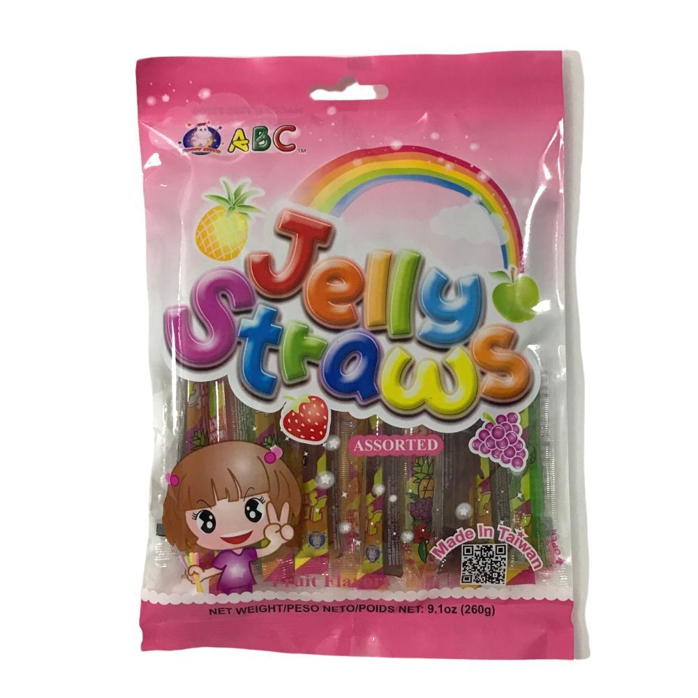 ABC Jelly Straws - 260 G
