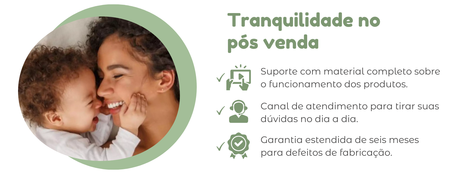 Diferenciais Fraldadinhos importadas pos venda