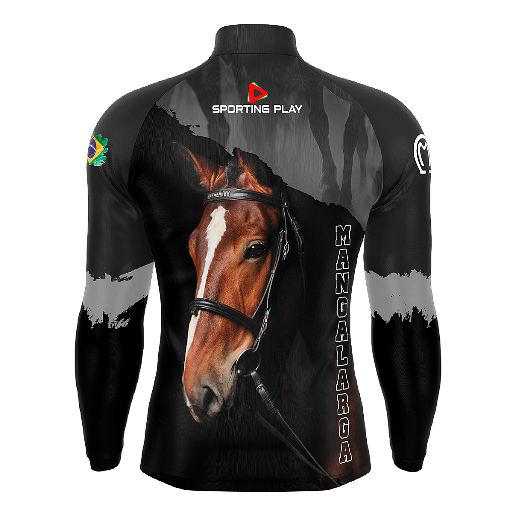 Camiseta Agro Bruto - Cavalo Castanho - Proteção UV 50+ - Play Pesca