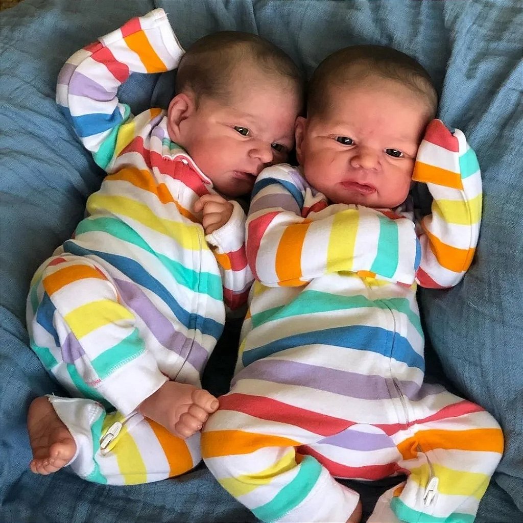 2 bebe reborn casal gemeos