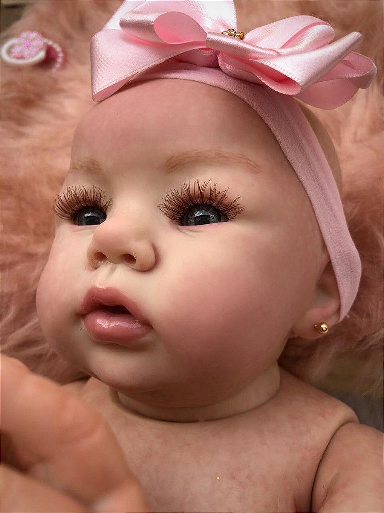 Bebe Reborn Princesa Banho Silicone Realista Abigail