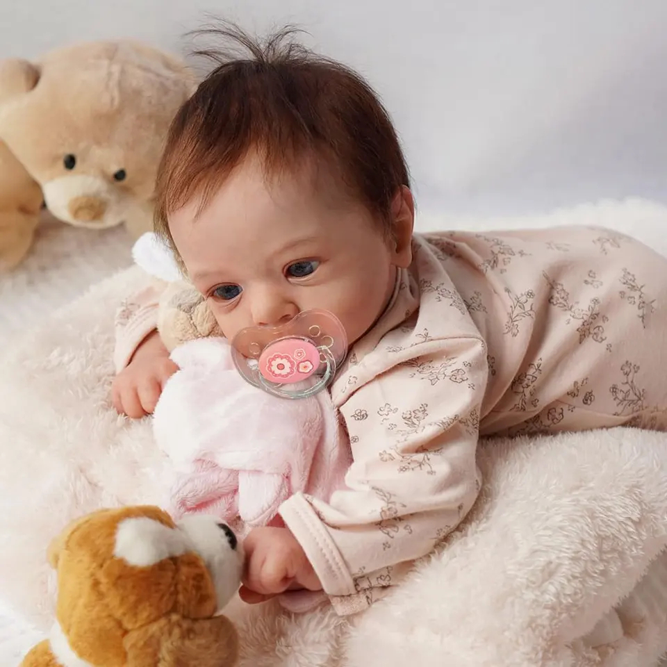 Bebe Reborn Menina Bebe Reborn Original Corpo de Silicone Dondoquinha Reborn Bebe Reborn Bebe Reborn 100 Silicone Bebe Reborn Tecido Boneca de silicone bebe reborn silicone barato