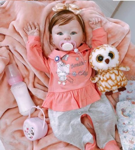 BEBÊ REBORN MARRIETTE REALISTA TODA EM SILICONE BEBEZINHO QUASE REAL -  Maternidade Mundo Baby Reborn