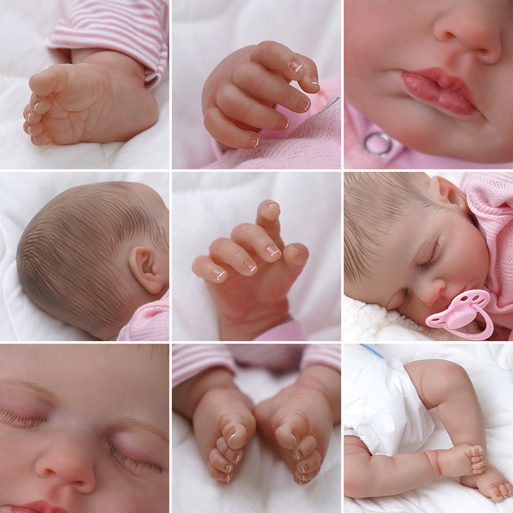 Boneca Bebe Reborn Realista de Silicone - Dondoquinha Reborn - Bebê Reborn