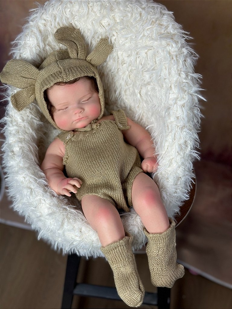 bebê em silicone sólido molinho - Amor de Bebê Reborn - Bebês Realistas