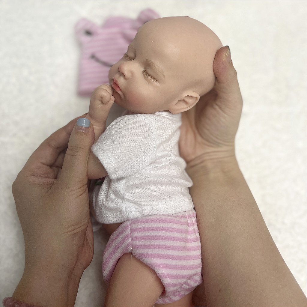 Bebe Reborn Realista de Silicone Solido - Dondoquinha Reborn - Bebê Reborn