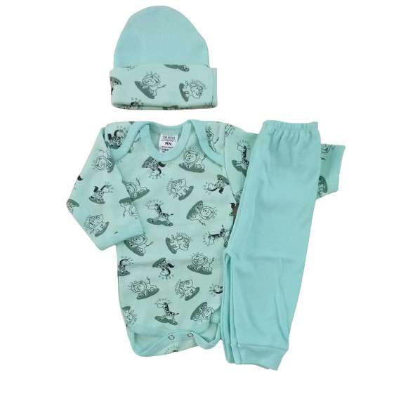 Kit roupa bebê reborn menino