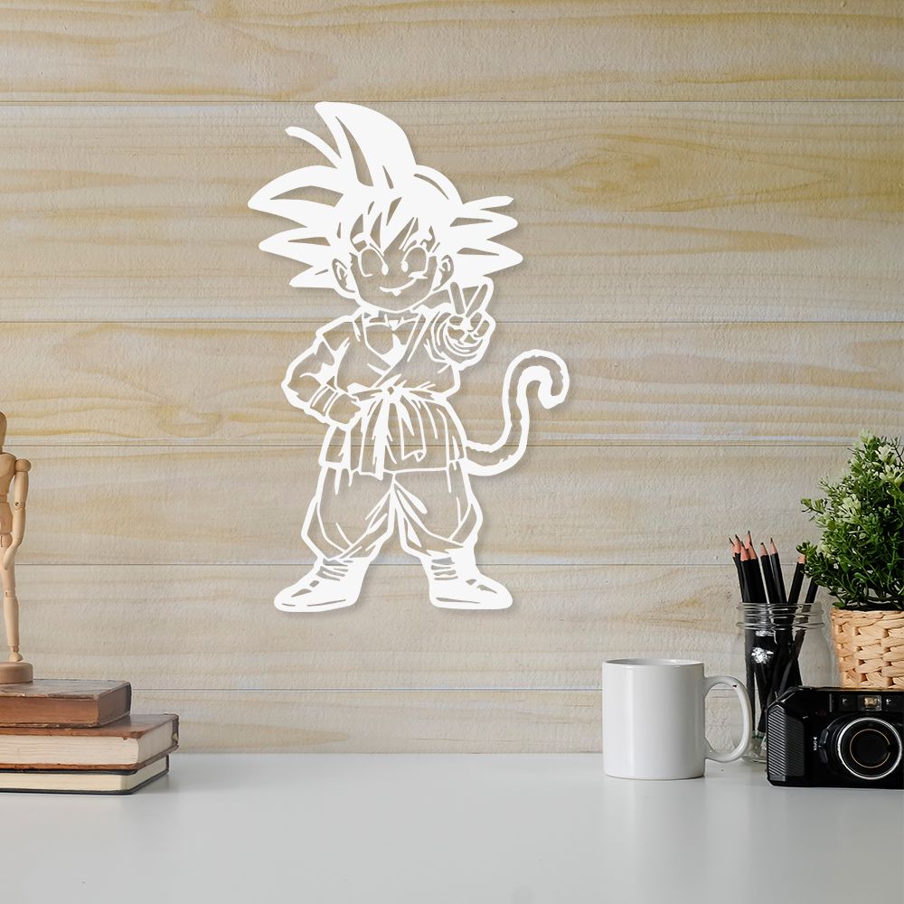 Aplique de Parede Goku Criança em Madeira - Aimará Decor  Porta Medalhas,  Quadros decorativos, Iluminação Decorativa