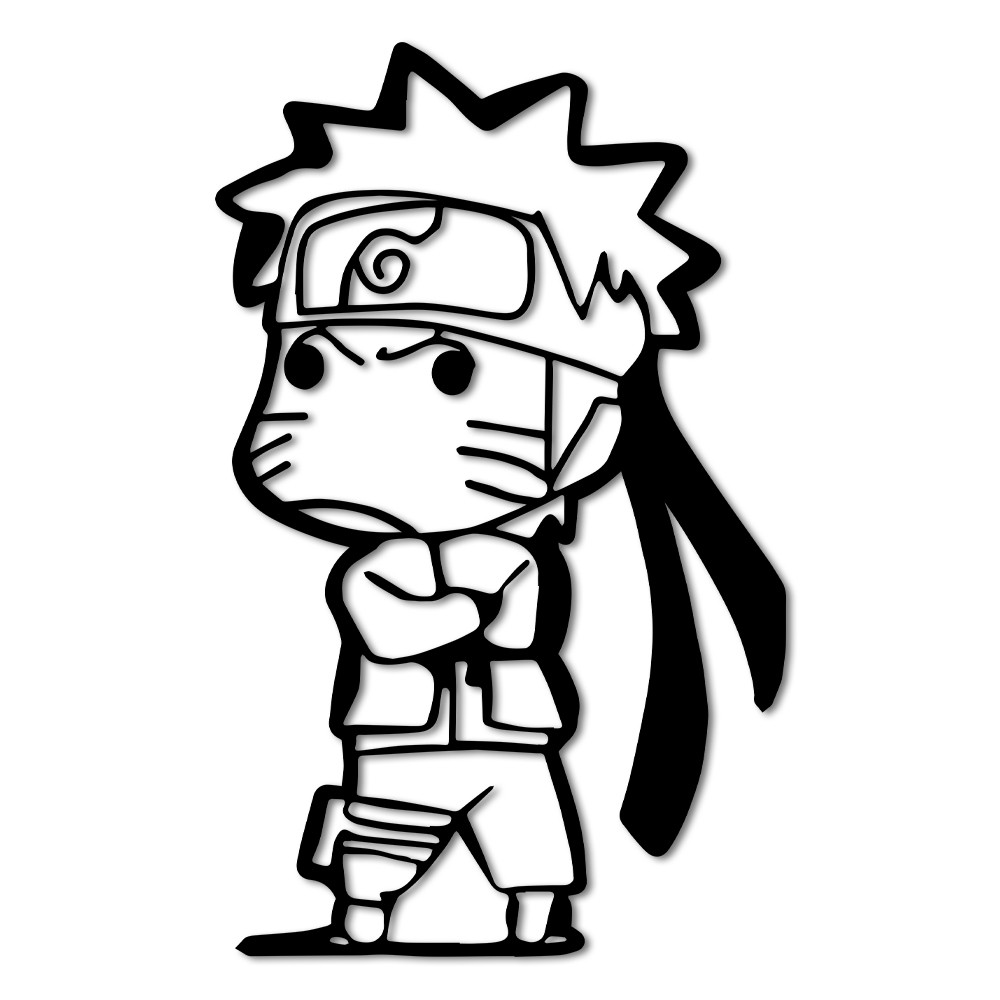 Desenhos Naruto Uzumaki Feito a Mão - Objetos de decoração
