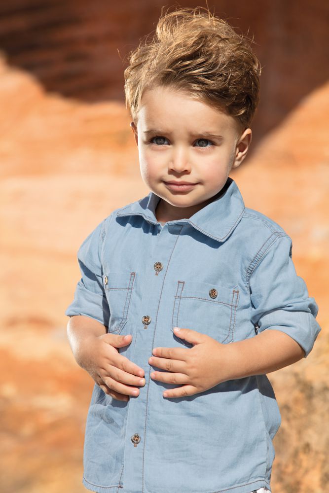 camisa jeans baby