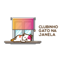 Logo de Clubinho Gato na janela