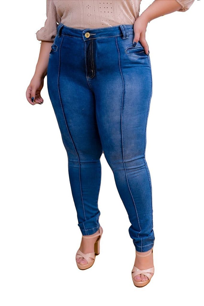 Calça Jeans plus size Ref.4052