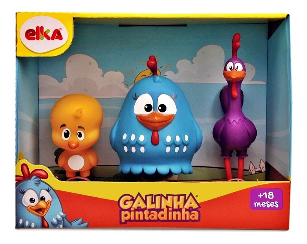 Galinha Pintadinha – 100 % Vinil – Super Macio – Elka – Maior Loja de  Brinquedos da Região