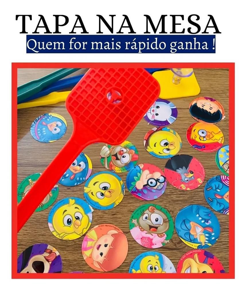 Brinquedo Infantil Tapa Na Mesa Galinha Pintadinha Nig - N/A