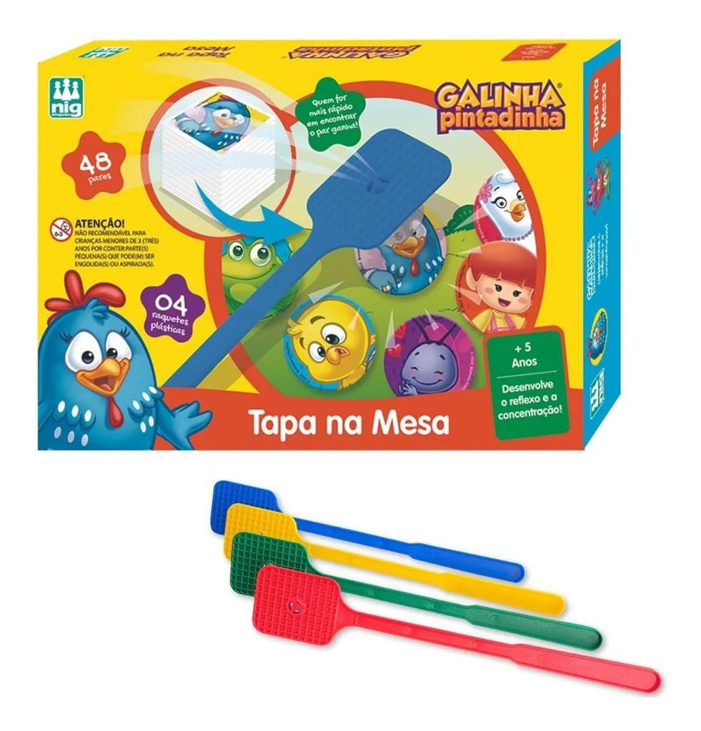 Quebra Cabeça Galinha Pintadinha, Nig Brinquedos : :  Brinquedos e Jogos