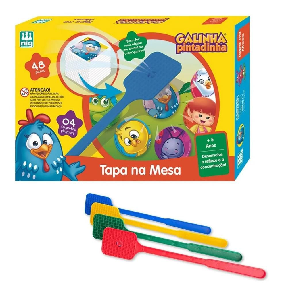 Jogo Da Memória Galinha Pintadinha Nig Brinquedos