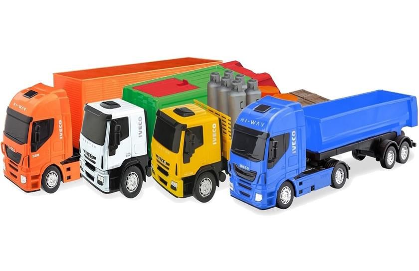 SUPER KIT 8 BRINQUEDOS IVECO - USUAL BRINQUEDOS - Toyslandia