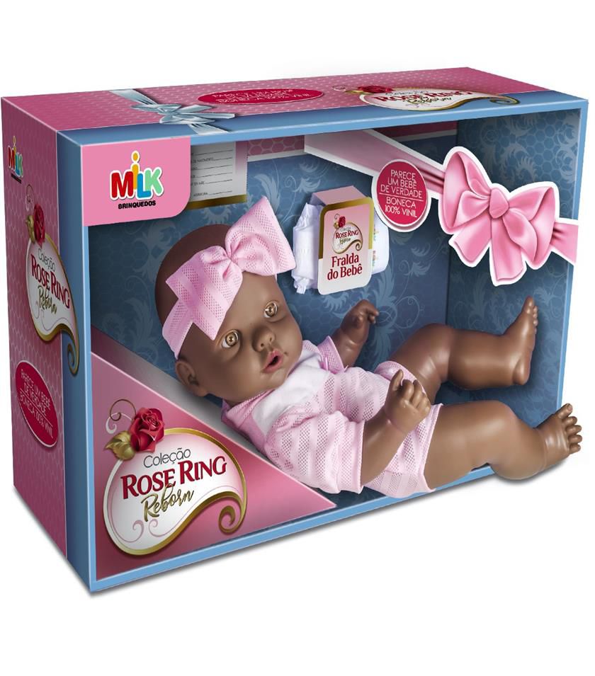 BONECA REBORN BY MILK MENINA - MILK BRINQUEDOS - Toyslandia