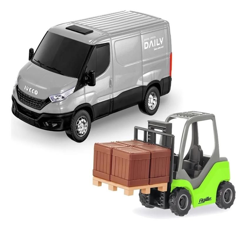 SUPER KIT 8 BRINQUEDOS IVECO - USUAL BRINQUEDOS - Toyslandia