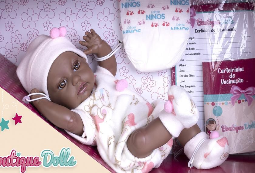 Bebe Boneco Boutique Dolls Reborn Dolls Menino - Supertoys