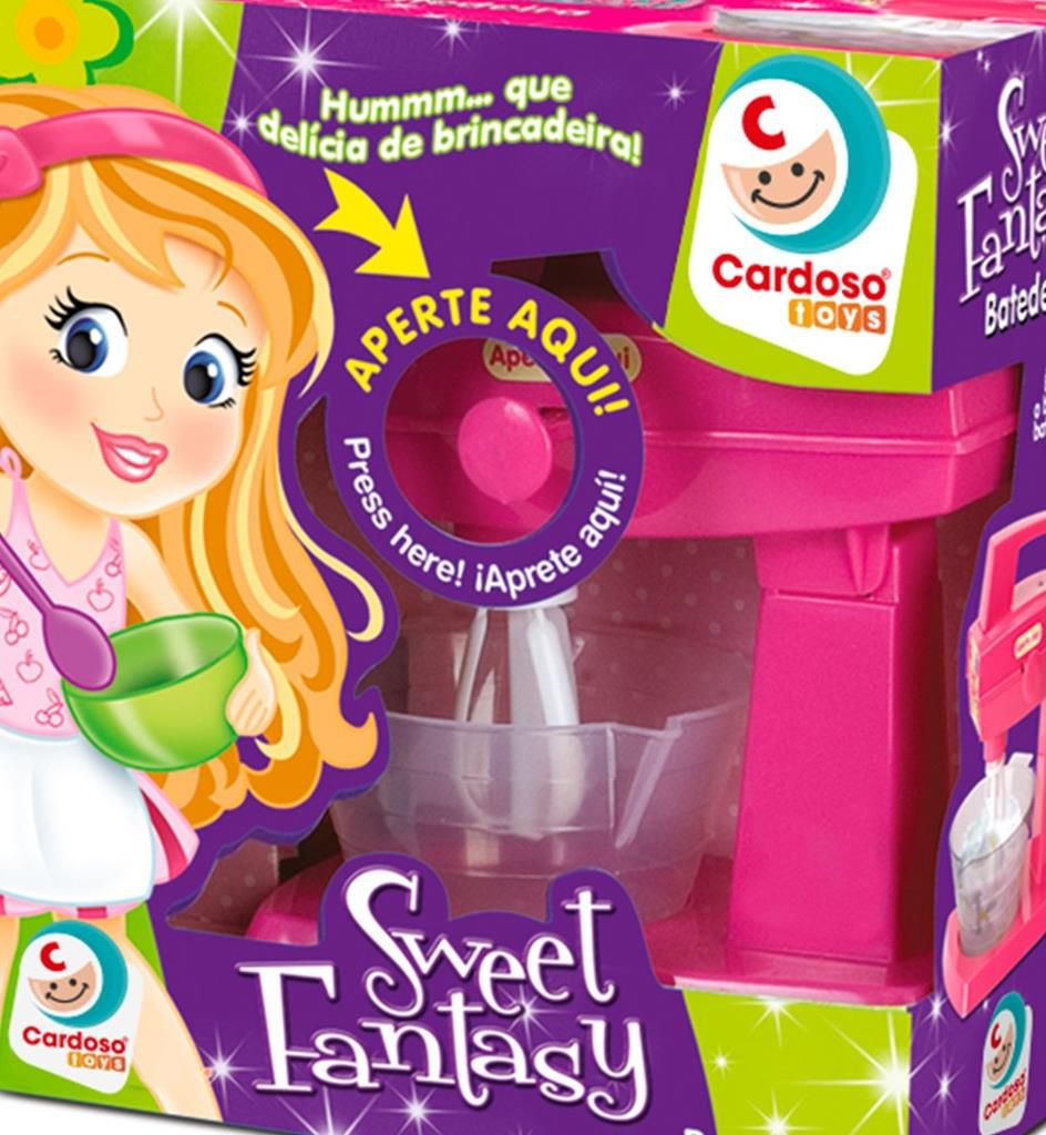 Geladeira Infantil Gela Sorvetinho Sweet Fantasy Cardoso Toys